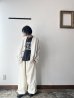 画像2: prit 25/1フレンチリネンツイル起毛 ノーカラージャケット (2)