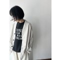 prit 25/1フレンチリネンツイル起毛 ノーカラージャケット