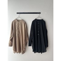 prit 100/2甘ボイル スタンドカラープルオーバーチュニック