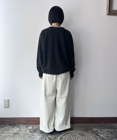 画像3: NATURAL LAUNDRY コットンリネン裏毛 キャロットプリントプルオーバー