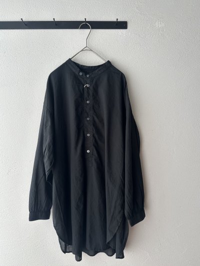 画像4: prit 100/2甘ボイル スタンドカラープルオーバーチュニック