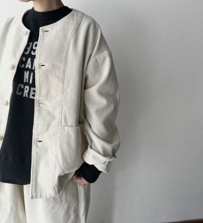 画像5: NATURAL LAUNDRY コットンリネン裏毛 キャロットプリントプルオーバー
