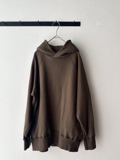 画像3: prit 30/10裏毛起毛 ラグランスリーブフードプルオーバー