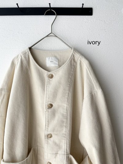 画像3: prit 8ウェールコーデュロイノーカラージャケット