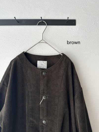 画像4: prit 8ウェールコーデュロイノーカラージャケット