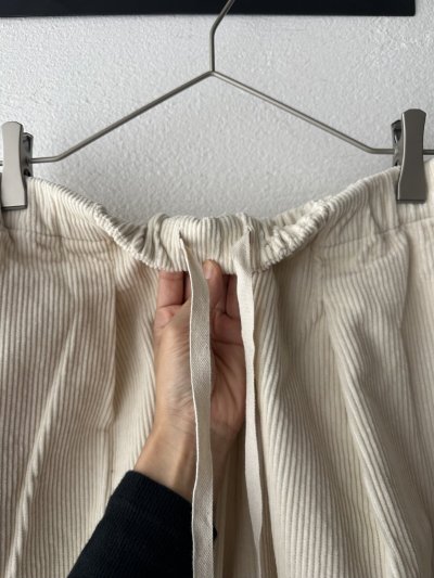 画像7: prit 8ウェールコーデュロイワンタックワイドパンツ