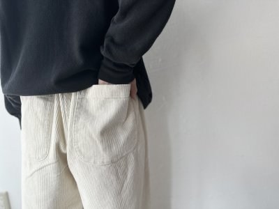 画像4: prit 8ウェールコーデュロイワンタックワイドパンツ