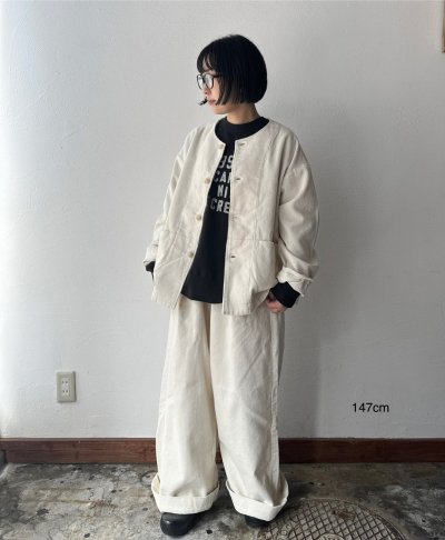 画像6: prit 8ウェールコーデュロイノーカラージャケット