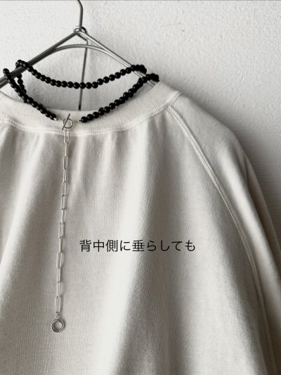 画像11: Luminaes_accessory 大粒オニキスのロングネックレス　【クリックポスト発送可】
