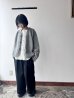 画像12: Luminaes ベルギーリネンブロード カフスのロングシャツ (12)