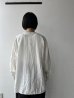 画像5: Luminaes ベルギーリネンブロード カフスのロングシャツ (5)