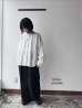 画像7: Luminaes ベルギーリネンブロード カフスのロングシャツ (7)