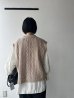画像11: Luminaes ベルギーリネンブロード カフスのロングシャツ (11)