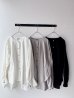 画像1: Luminaes ベルギーリネンブロード カフスのロングシャツ (1)