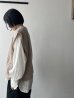 画像9: Luminaes ベルギーリネンブロード カフスのロングシャツ (9)
