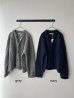 画像3: NATURAL LAUNDRY コットンウールメランジ フィッシュアランカーディガン (3)