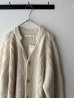画像5: NATURAL LAUNDRY コットンウールメランジ フィッシュアランカーディガン (5)