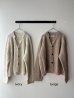 画像2: NATURAL LAUNDRY コットンウールメランジ フィッシュアランカーディガン (2)