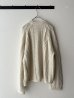 画像9: NATURAL LAUNDRY コットンウールメランジ フィッシュアランカーディガン (9)