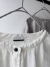 画像13: Luminaes ベルギーリネンブロード カフスのロングシャツ (13)