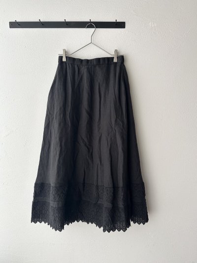 画像1: ROBE de PEAU Swirling skirt