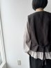 画像10: Luminaes ベルギーリネンブロード 裾フリルブラウス (10)
