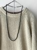 画像10: Luminaes_accessory 天然フロストオニキスのロングネックレス (10)
