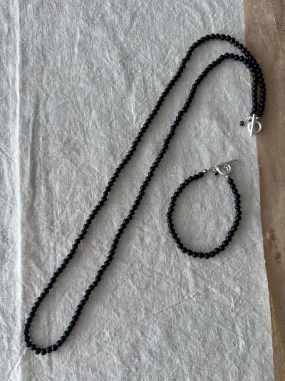 画像7: Luminaes_accessory 天然フロストオニキスのブレスレット