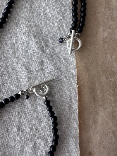 画像6: Luminaes_accessory 天然フロストオニキスのブレスレット