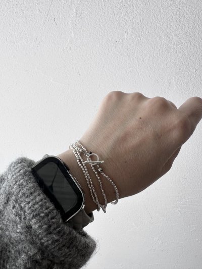 画像7: Luminaes_accessory 極小メタルビーズのロングネックレス