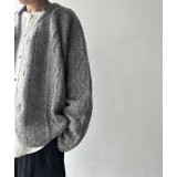 NATURAL LAUNDRY コットンウールメランジ フィッシュアランカーディガン