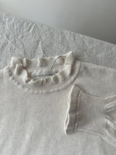 画像4: 【新色入荷】nouvelles du paradis ムーコットンフリルハイネック