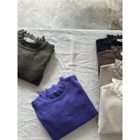 【新色入荷】nouvelles du paradis ムーコットンフリルハイネック