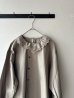 画像3: grin 染めブロード レース衿シャツ (3)