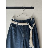 nouvelles du paradis ムーコットン フリンジニットタイ・ベルト