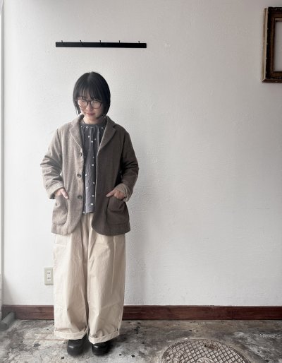 画像4: (g) gram RELAX COTTON WIDE PANTS