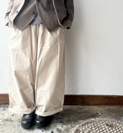 画像1: (g) gram RELAX COTTON WIDE PANTS