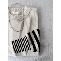 Luminaes_accessory 淡水パールのバイカラーネックレス　【アレルギー対応】