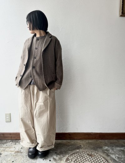 画像2: (g) gram RELAX COTTON WIDE PANTS