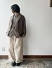 画像2: (g) gram RELAX COTTON WIDE PANTS (2)