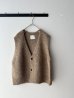 画像3: prit 1/2.5 アルパカコットン3G天竺編み ベスト (3)