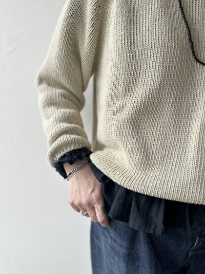 画像1: Véritécoeur ラグランプルオーバーニット