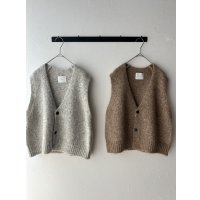 prit 1/2.5 アルパカコットン3G天竺編み ベスト