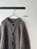画像3: prit 1/2.5 アルパカコットン3G天竺編み クルーネックカーディガン (3)