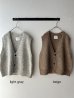 画像2: prit 1/2.5 アルパカコットン3G天竺編み ベスト (2)