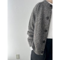 prit 1/2.5 アルパカコットン3G天竺編み クルーネックカーディガン