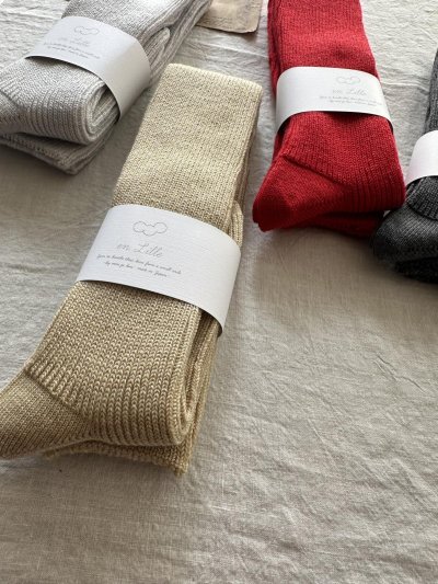 画像5: en Lille ゆりかご ウールハイソックス  (23~25cm) 