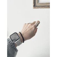 Luminaes_accessory 天然オニキスのブレスレット【アレルギー対応】
