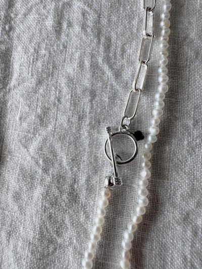画像4: Luminaes_accessory 淡水真珠のロングネックレス【アレルギー対応】