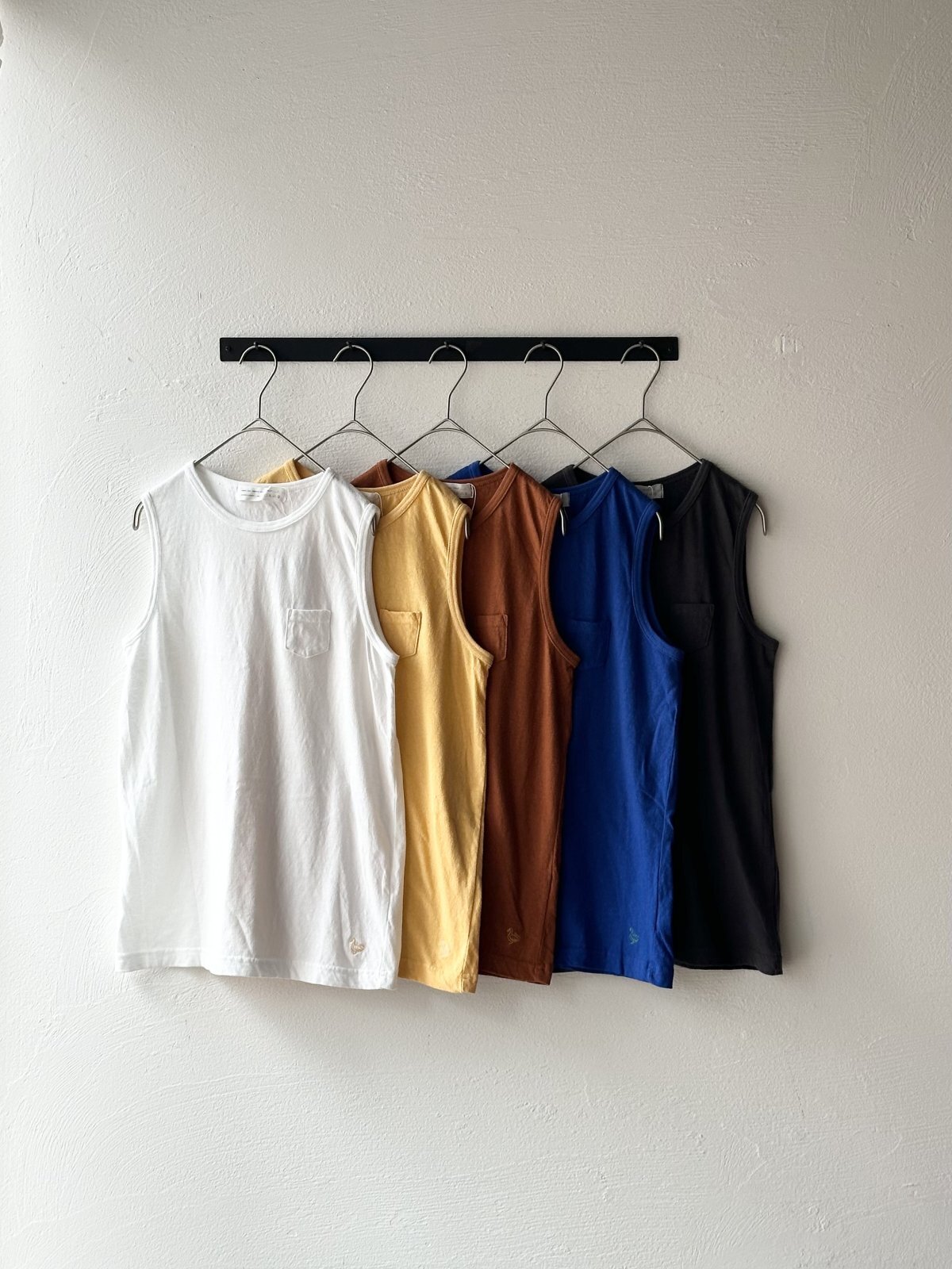 NATURAL LAUNDRY オールドコットン チビポケノースリーブ